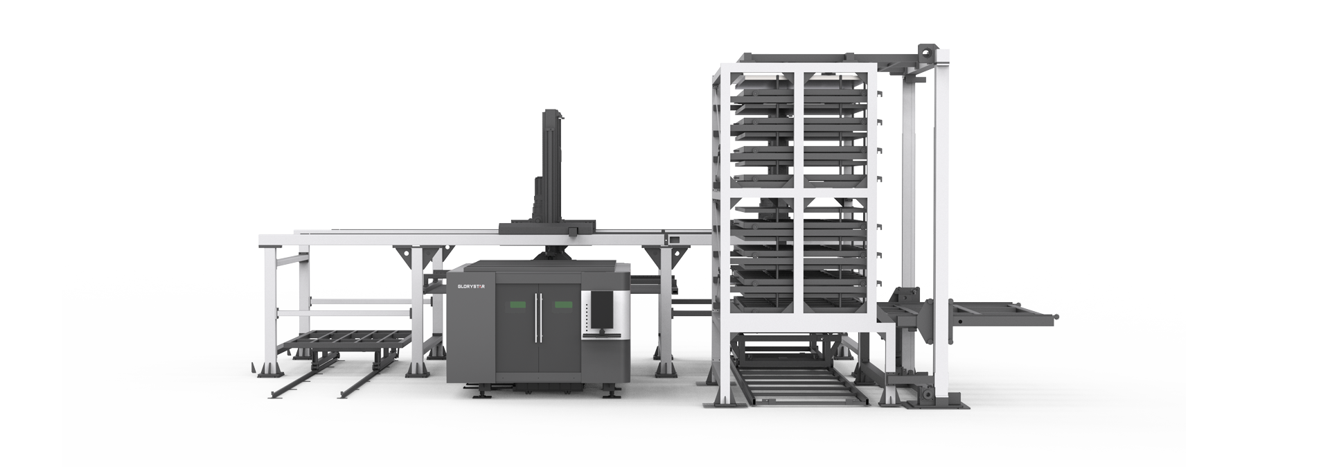 力星激光板材自動(dòng)上下料庫(kù)系統(tǒng)-無(wú)人化、全自動(dòng)加工生產(chǎn)