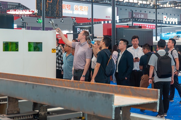 NS-12020H 型鋼激光二次加工自動化線首發(fā)成功，火爆熱銷！