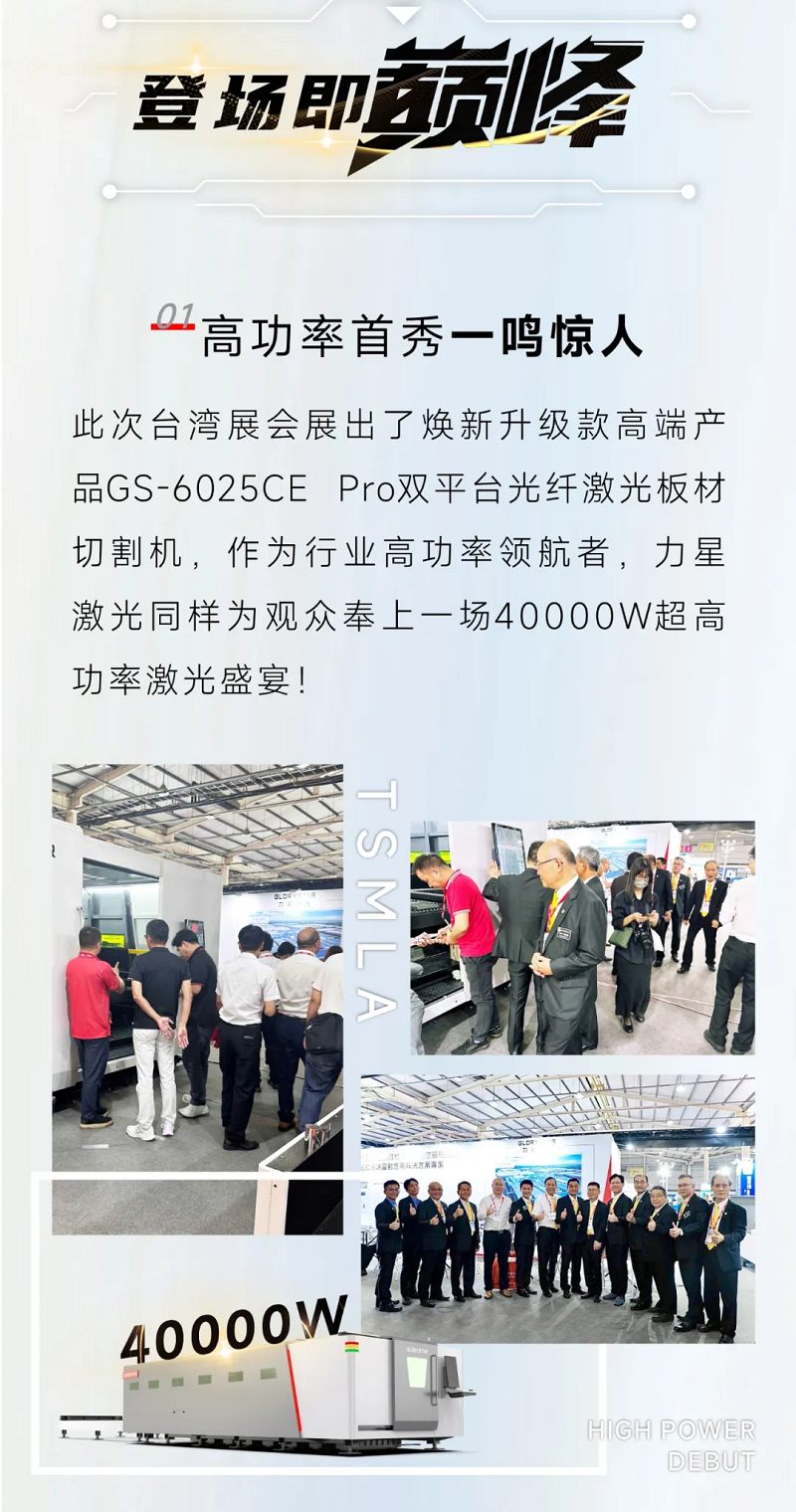 跨越海峽亮相臺灣展，力星激光高功率實力“搶鏡”！
