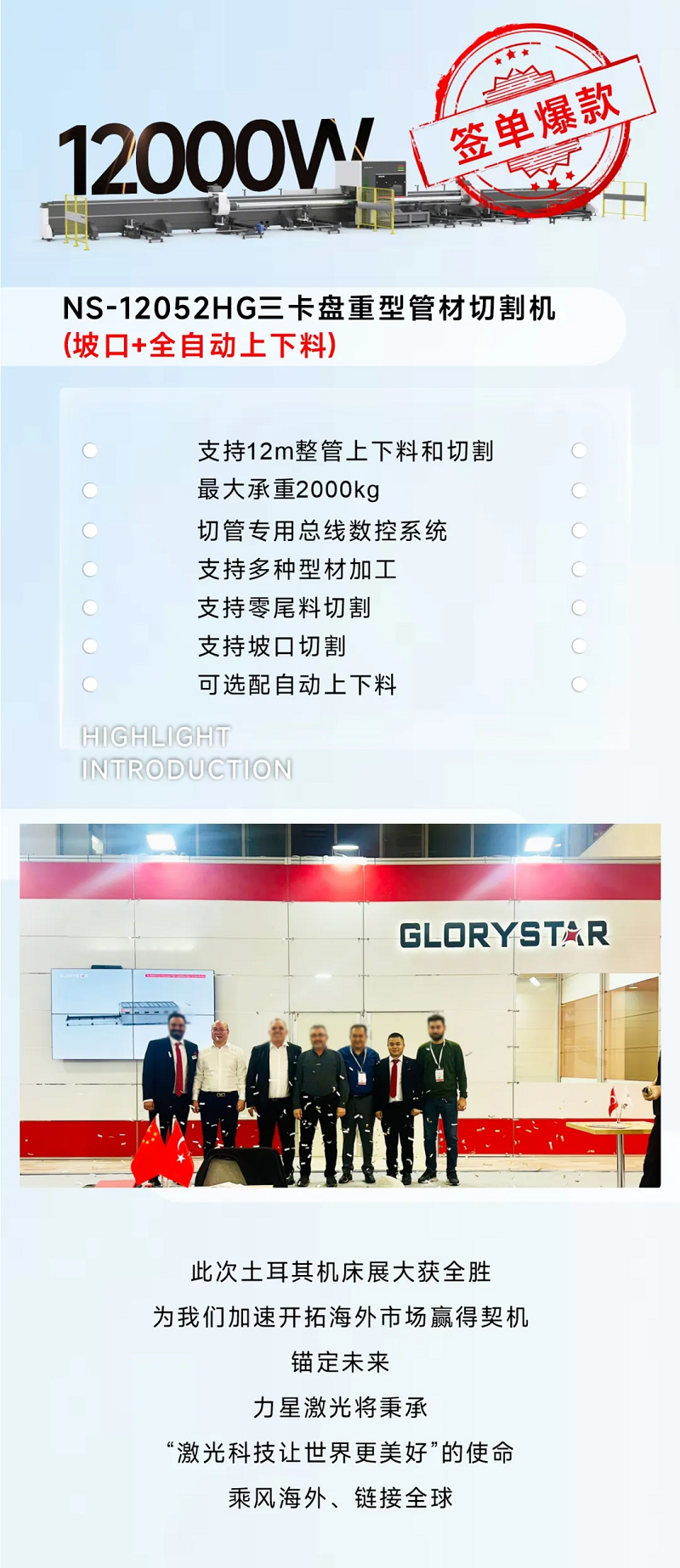 乘風海外 完勝歸來！力星激光閃耀土耳其機床展（Maktek Eurasia2024）！