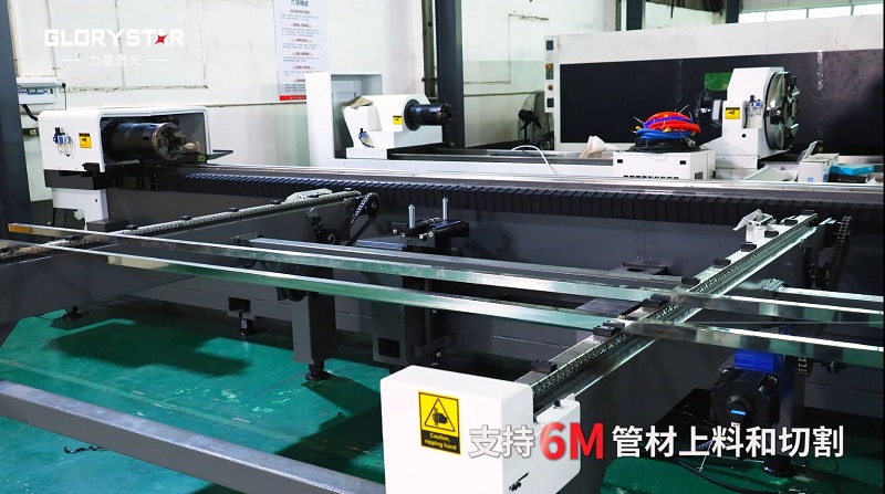 6000瓦雙卡盤激光切管機(jī)，高效率，高精度，高品質(zhì)