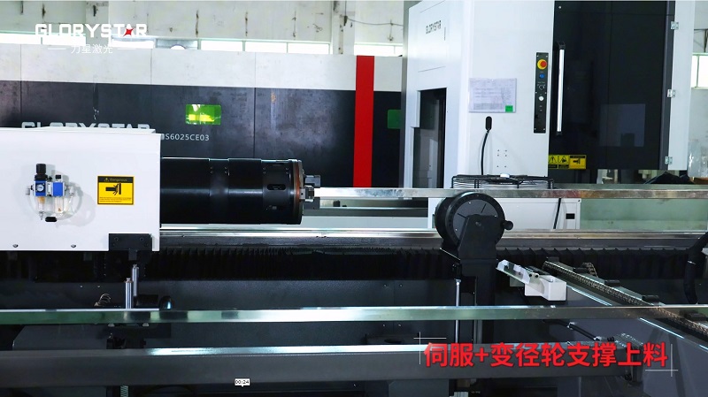 6000瓦雙卡盤激光切管機(jī)，高效率，高精度，高品質(zhì)