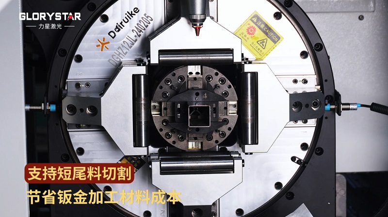 1000W-6000W雙卡盤激光切管機，高效智能管材加工