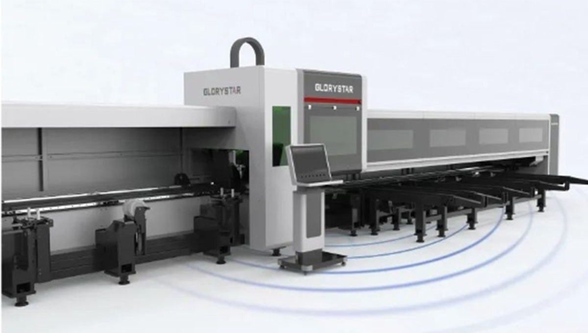 高顏亮相！力星激光NS-6022HG三卡盤光纖激光切管機(jī)如期而「智」！