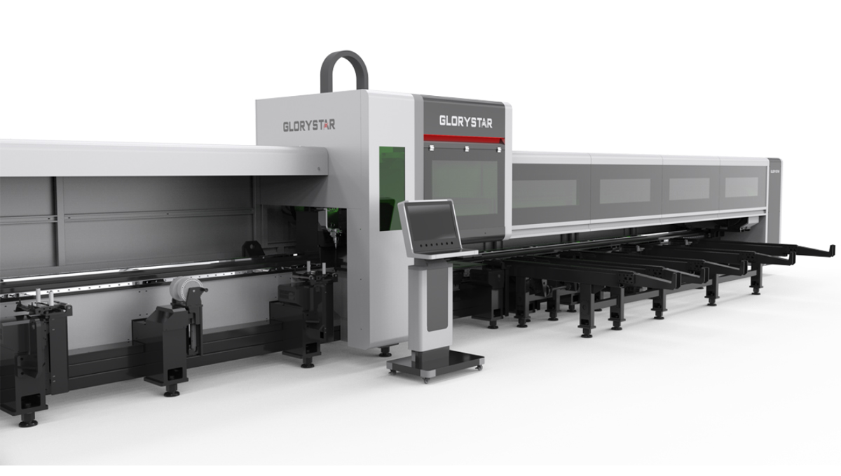 力星激光NS-HG SERIES三卡盤光纖激光管材切割機——實現(xiàn)零尾料切割的材料成本節(jié)省利器！