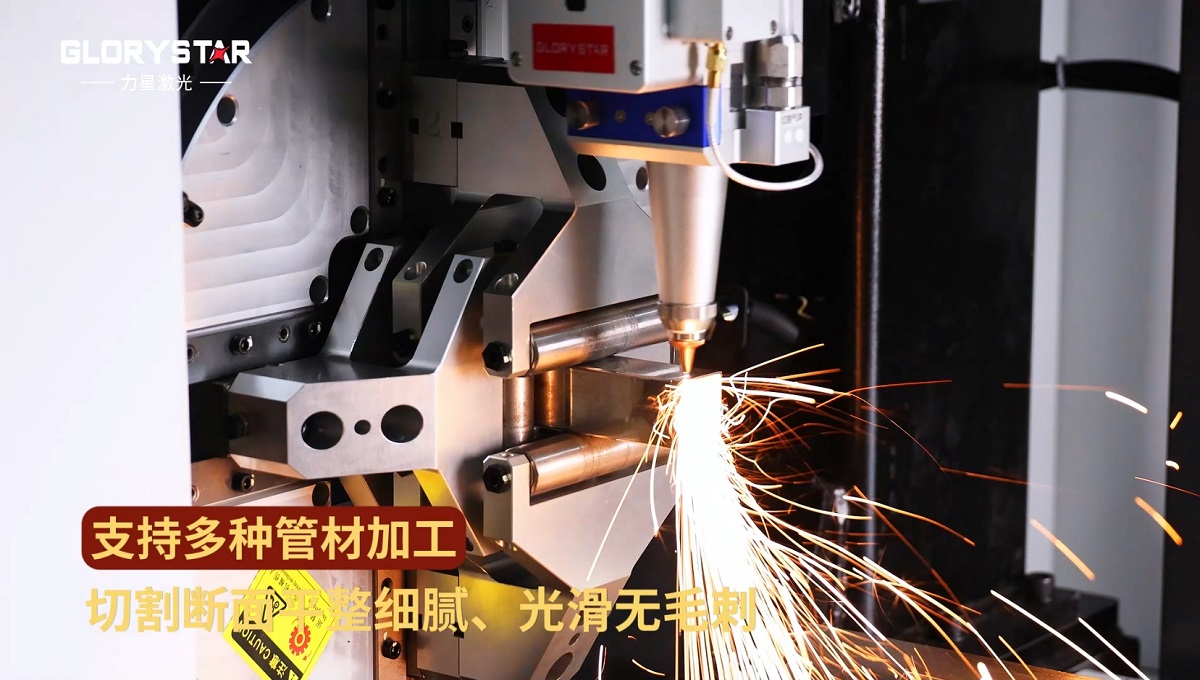 1000W-6000W雙卡盤(pán)激光切管機(jī)，高效智能管材加工